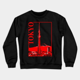 Tokyo-Sky Tree Crewneck Sweatshirt